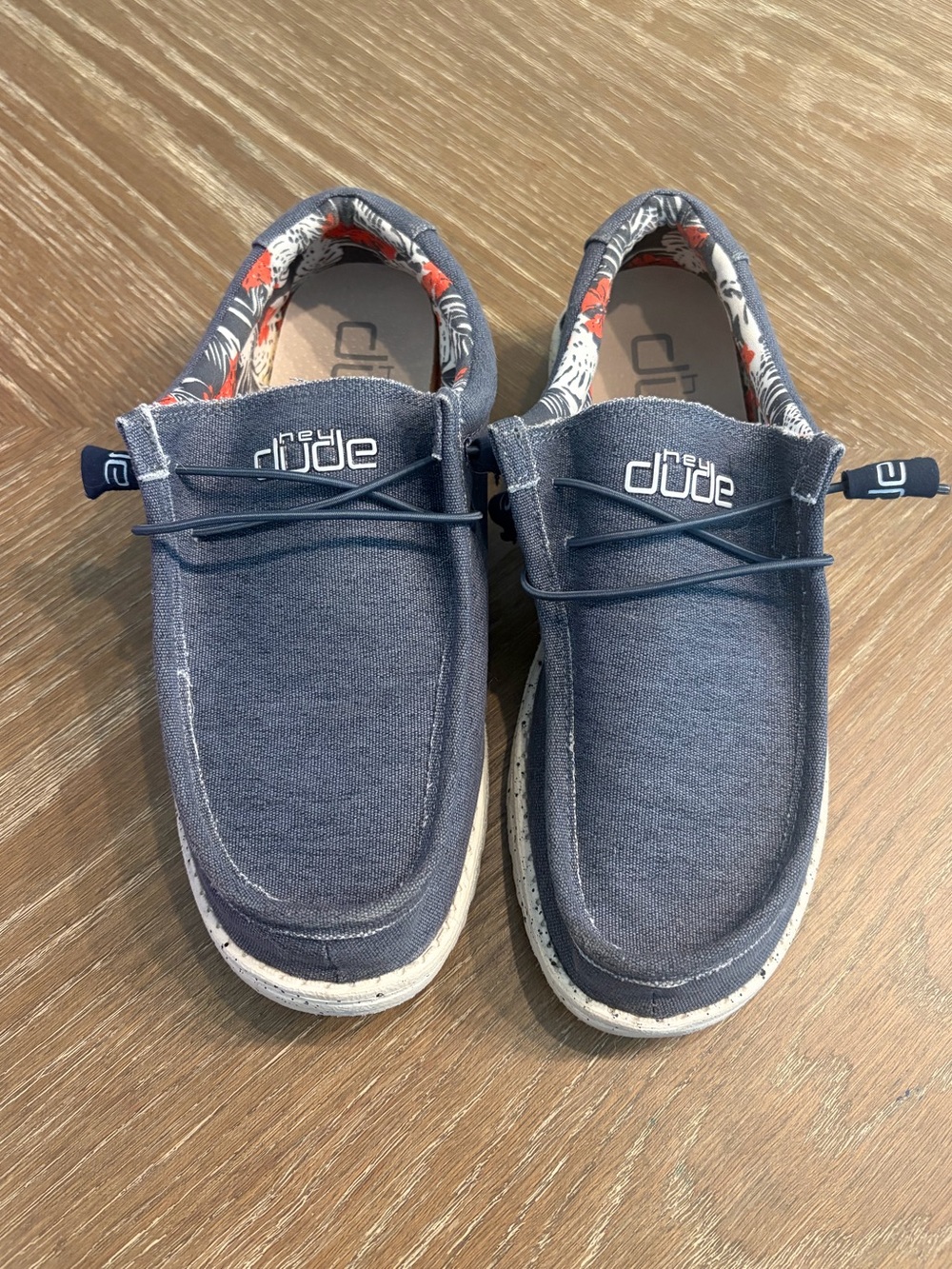Men’s Hey Dude Wally Stretch in Blue